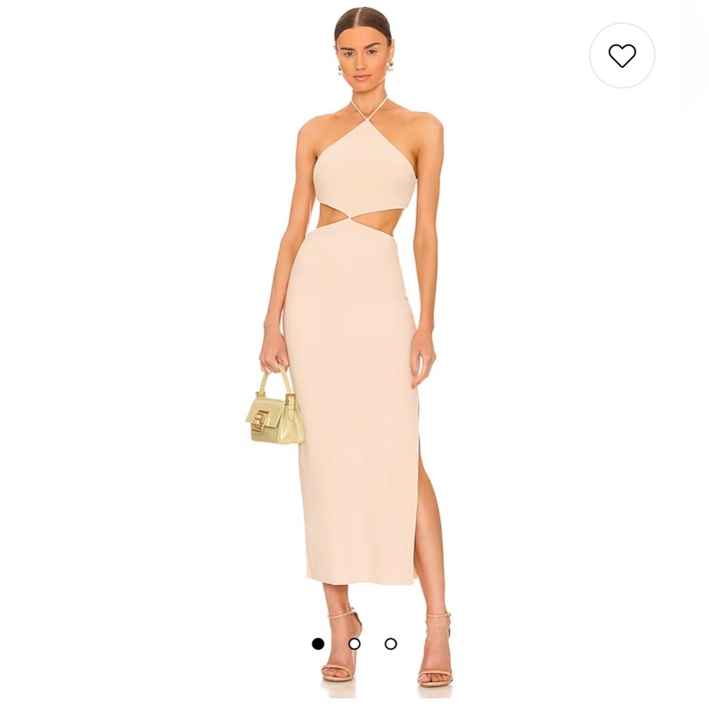 bec + bridge Cream Midi Dress